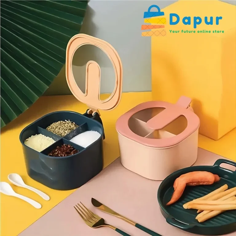 dapurbdkitchenwareSpiceBox&ToolsJOYFEEL350ML4in-1CondimentJarsBoxSetSpiceStorage-dapurbd-cover