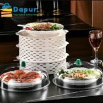 Dapurbd-kitchenware-cookset-5-Layer-Food-Insulation-Covers-Transparent-Stackable-Dustproof-Leftovers-Food-Storage-Box-Container-03