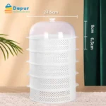 Dapurbd-kitchenware-cookset-5-Layer-Food-Insulation-Covers-Transparent-Stackable-Dustproof-Leftovers-Food-Storage-Box-Container-09