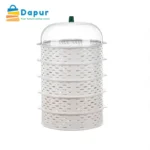 Dapurbd-kitchenware-cookset-5-Layer-Food-Insulation-Covers-Transparent-Stackable-Dustproof-Leftovers-Food-Storage-Box-Container-11