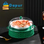 Dapurbd-kitchenware-cookset-5-Layer-Food-Insulation-Covers-Transparent-Stackable-Dustproof-Leftovers-Food-Storage-Box-Container-13