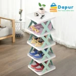 Dapurbd-kitchenware-cookset-5-Layer-Shoe-Organizer-Rack-Vertical-Shoe-Tower-Narrow-Corner-Shoe-Rack-01