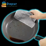 Dapurbd-kitchenware-gadgests-cleaningtools-Magic Cleaning Cloth Silver Steel Wire Thickened Rags- 06