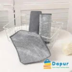 Dapurbd-kitchenware-gadgests-cleaningtools-Magic Cleaning Cloth Silver Steel Wire Thickened Rags- 08