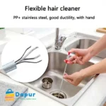 DapurBD-Cleaning Tools - 160cm Drain Cleaner Sticks Clog Remover Cleaning Tools- 09