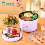 DapurBD-Gadgets-Rice Cooker & Cooking Pot- Mini Electric Skillet Non-Stick Cooker, 1.0L Mini Electric Cooker - 02