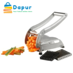 DapurBD-Kitchenware- Cutting & Chopping - French Fry Cutter Machine, Commercial Stainless Steel, 2 Blades, Potato Chipper -06