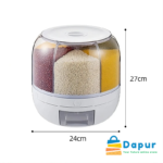 DapurBD-Kitchenware-Spice Box & Tools-6-Grid Dry Food Container Rice-Cereal Dispenser-02