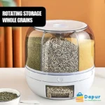 DapurBD-Kitchenware-Spice Box & Tools-6-Grid Dry Food Container Rice-Cereal Dispenser-03