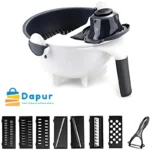 DapurBD-Kithcenware-Cutting & Chopping-9 in 1 Wet Basket Vegetable Cutter-01