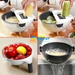 DapurBD-Kithcenware-Cutting & Chopping-9 in 1 Wet Basket Vegetable Cutter-05