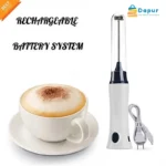 Dapurbd-Gadgets-Chopper-Rechargeable Coffee Mixer Rechargeable Coffee Foamer Egg Mixer-Cover