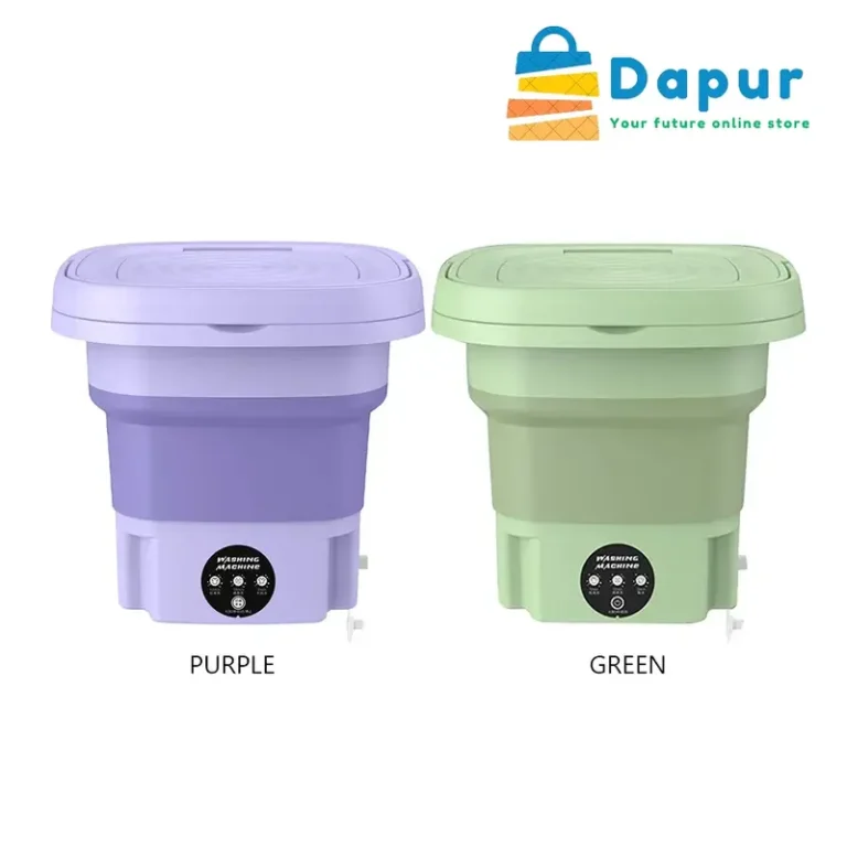 DapurBD-Gadgets-Cleaning Tools-8L Portable Foldable Washing Machine-01