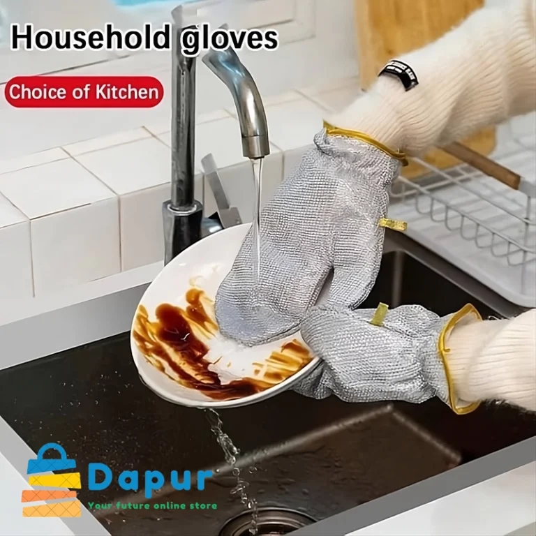 DapurBD-Kitchenware-Cleaning Tools-Stainless Steel Wire Waterproof Gloves-Cover