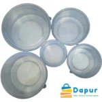 DapurBD-Kitchenware- Cooking Tools- 5 Pcs Multifunctional Stainless Steel Protect Fresh Box With Lid- 05