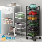 DapurBD-Kitchenware-Home Decorate-5 Layer Square Shape Kitchen Rack- 02