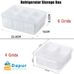 DapurBD-Kitchenware-Storagebox-6 Grids Refrigerator Food Vegetable Fruit Storage Box-03