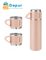 DapurBD-Kitchenware-Thermal Flasks & Containers-Vacuum Flask Set Drinking Metal Water Bottle Gift-16