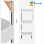 4 Stand Multipurpose Fruit & Vegetable Kitchen Trolley-Home Decorate-DapurBD-02