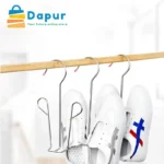 DapurBD-Home Decorate-Stainless Steel Shoes Drying Rack Hanger Hook-01