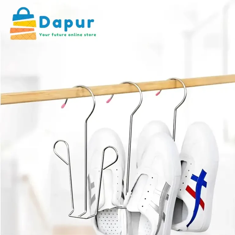 DapurBD-Home Decorate-Stainless Steel Shoes Drying Rack Hanger Hook-01