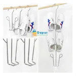 DapurBD-Home Decorate-Stainless Steel Shoes Drying Rack Hanger Hook-09