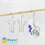 DapurBD-Home Decorate-Stainless Steel Shoes Drying Rack Hanger Hook-Cover