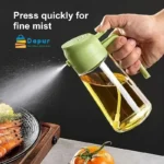 DapurBD-Kithcenware-Oil Sprayers & Dispensers-2 in 1 Oil Dispenser, 470ml Cooking Oil Dispenser Bottle-01