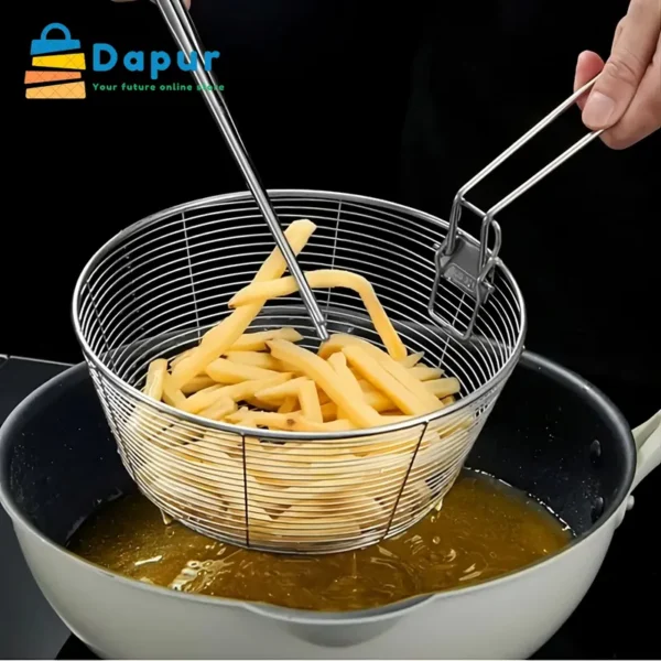 Multifunctional Deep Frying Drain Baskets Food Strainer- Accessories - DapurBD - Cover