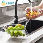 Multifunctional Drain Basket Large Capacity Vegetable Washing Basket-DapurBD-01