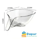 Multifunctional Drain Basket Large Capacity Vegetable Washing Basket-DapurBD-04