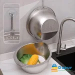 Multipurpose Stainless Steel Rice and Vegetable Washing Strainer-Kitchenware-Cooking Tools-DapurBD-02