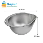 Multipurpose Stainless Steel Rice and Vegetable Washing Strainer-Kitchenware-Cooking Tools-DapurBD-04