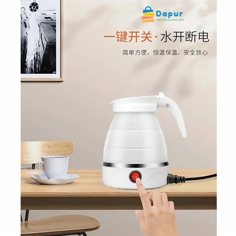 Portable Mini Folding Kettle Electric Silicone Foldable Water Kettles- Kithcenware-Thermal Flasks & Containers-DapurBD-01