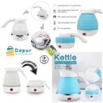 Portable Mini Folding Kettle Electric Silicone Foldable Water Kettles- Kithcenware-Thermal Flasks & Containers-DapurBD-09