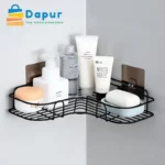2PCS Wall Mounted Metal Rack Bathroom Corner Storage Shelves-Home Appliances- DapurBD- 06